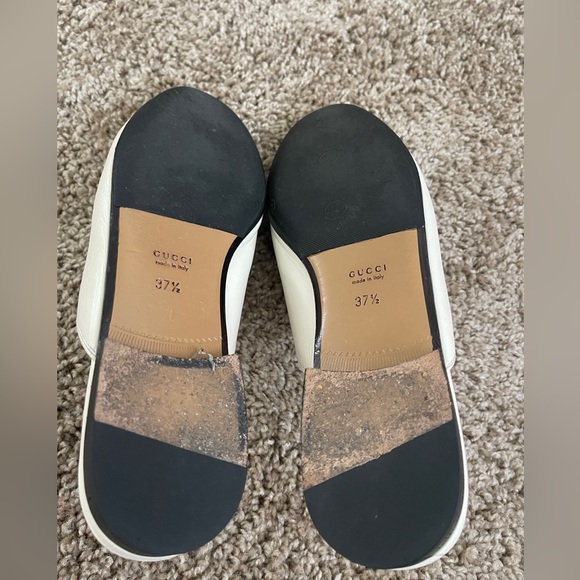 GUCCI Princetown Slipper Miles in White Leather - Size 37.5/7.5 - Picture 8 of 8